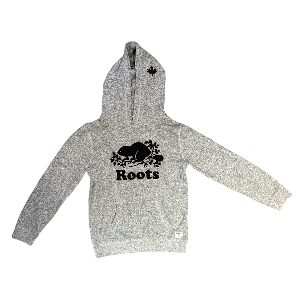 Roots Kids Gray Hoodie - XL (11-12)